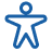 PersonArmsSpread blue-icon